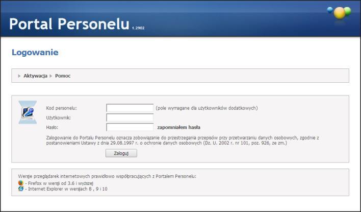 W systemie aktywne są konta dostępowe lekarzy indywidualnych udostępnione przez Oddziały Wojewódzkie odpowiednio dla aplikacji: Portal personelu (Oddziały Wojewódzkie NFZ: Dolnośląski, Lubuski,