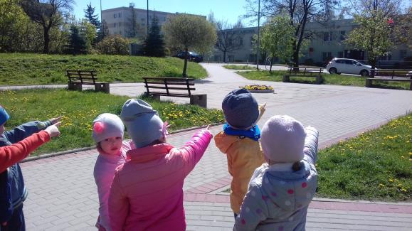 Eko-spacer po osiedlu, podczas