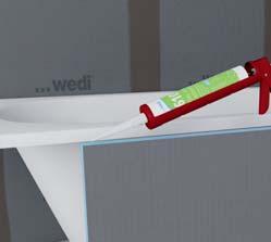 wedi Bathboard Gotowe elementy z płyt budowlanych wedi Bathboard Obudowa wanny Obudowa wanny i