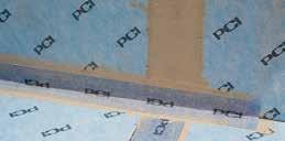 6. Przyklej folię PCI Pecilastic W Duk Oddziel papier