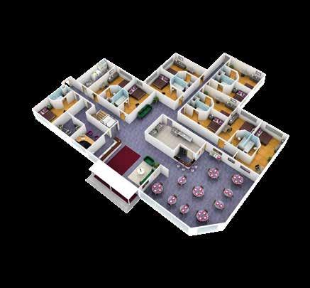 Pomieszczenie 1 Pomieszczenie 2 Izolacyjność akustyczna R A1 Oznaczenie klasy Pomieszczenie 1 Pomieszczenie 2 Izolacyjność akustyczna R A1 Oznaczenie klasy Pokój chorych (hotelowy) 45 db Pokój