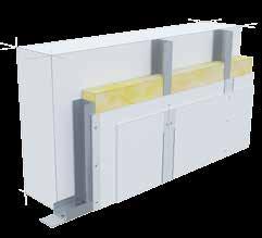 Systemy ścian działowych oferowane przez Siniat mogą osiągać parametry izolacyjności akustycznej od 35 db (ścianki na pojedynczym profilu Nida C 50 z opłytowaniem 1x12,5 mm Nida Expert bez materiału
