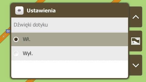 Jednostki Wykonaj następujące czynności: Aby... Wykonaj... zmienić jednostki odległości stuknij Ustawienia systemu Jednostki. wybierz preferowany typ jednostki odległości na ekranie Jednostki.