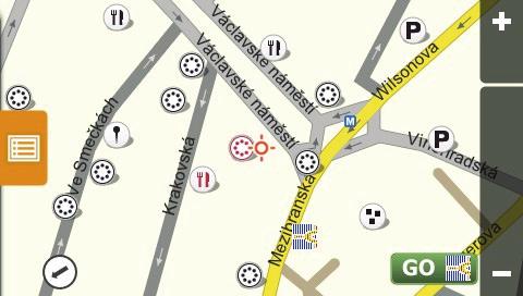 Jako korzystać z mapy Eksploruj? Mapa Eksploruj umożliwia eksplorację lokalnego obszaru w celu odnalezienia POI (Interesujące punkty) lub nawigacji do adresu.