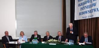 inż. Tomasz Łodygowski rektor Politechniki skiej; prof. Zbigniew Kledyński wiceprezes Polskiej Izby Inżynierów Budownictwa; dr inż.