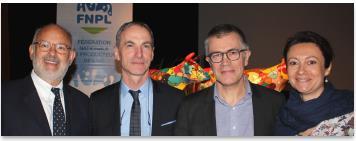 Prezydent FNPL Thierry Roquefeuil, będący także przewodniczącym grupy Mleko & Mleczarstwo Copa Cogeca, powitał przewodniczącego EDA Michela Nalet (Lactalis), Damien Lacombe (Prezydenta Sodiaal) oraz