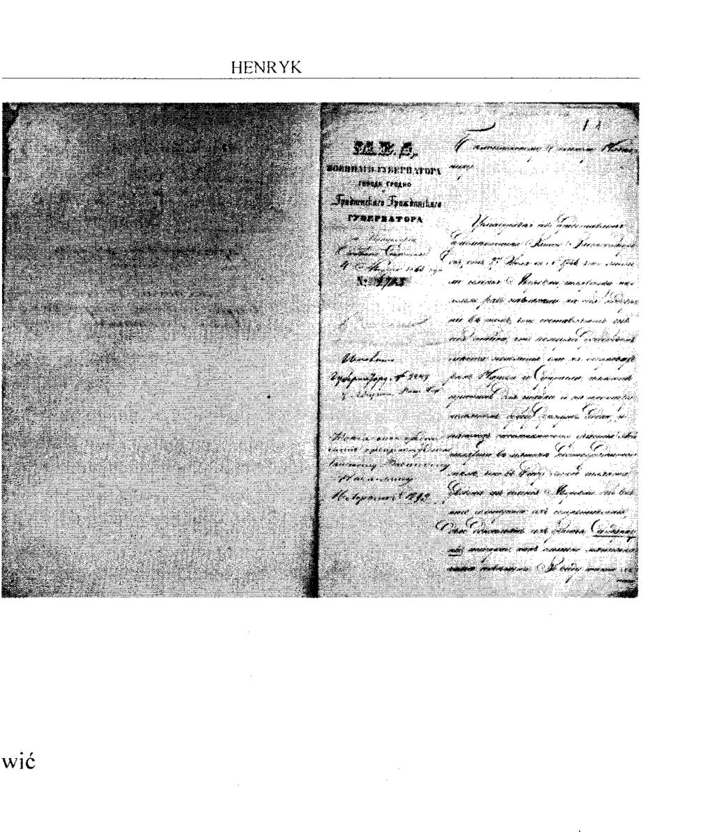 322 HENRYK --- ZDANOWICZ Il. 3. Dwa pisma [na tej i na kolt;jnej stronie] gubernatora grodzieńskiego Iwana Skworcowa z 04.08.1863 r.