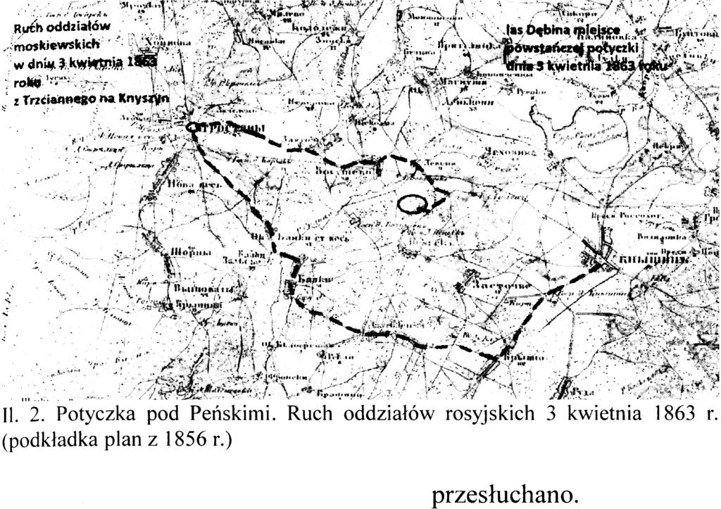 PO\V 'J'AŃCY STYCZN IOWI Z PARAFI I GONil\DZKIEJ I TRZCIAŃSKIEJ 87 dz iały rosyjskie nie miały strat, nie zginął nawet jeden przysłowio wy kozak, ba, żaden z Moskali nawet nie został ranny'2 Według