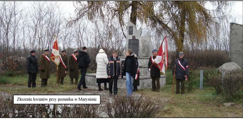 Dnia 2 grudnia 1944r. (Marynin) Budzyński Albin zamordowany dn. 17 czerwca 1944 r.