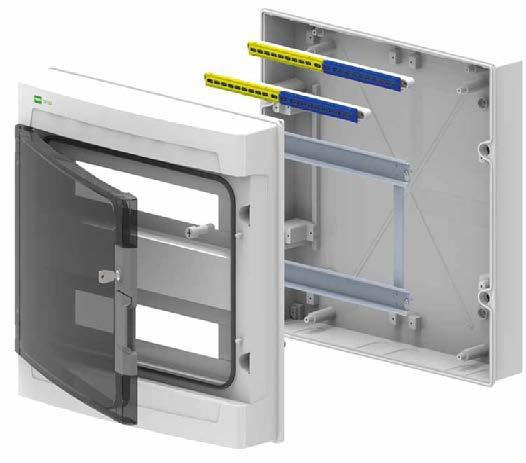 uszczelnione drzwi obudowy zaciski w standardzie duża przestrzeń na okablowanie możliwość plombowania
