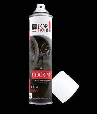 SPRAY DO KOKPITÓW MATOWYCH COCKPIT MATT CARE SPRAY Perfekcyjnie czyści i pielęgnuje.
