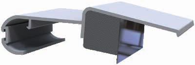 biała 50003-7 Listwa  brązowa 50003-6