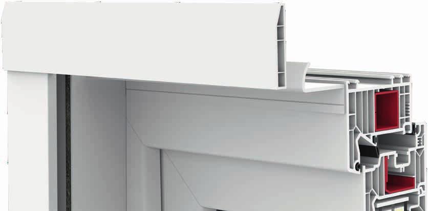 80 TRWERSY OPIS PRODUKTU FUNKCJ Trawersy O słona zewnętrznych spoin połączeniowych Materiał: PVC biały Zastosowania: obiekty modernizowane i nowe 9053
