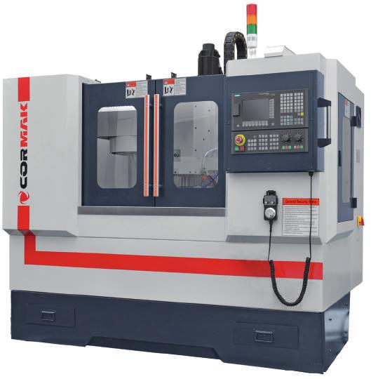 MILL 400 MILL 450 ECOLINE Dostępne sterowania: SIEMENS 808D napędy servo firmy SIEMENS wrzeciono 8000 obrotów 10 narzędziowy magazyn 3-kolorowe lampki alarmowe oświetlenie hermetyczna obudowa maszyny