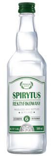 0,1 L EUROCASH 36,99 Z VAT 45,50 SPIRYTUS REKTYFIKOWANY 95% VOL.