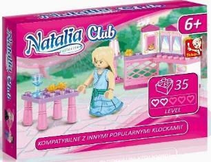100789 KLOCKI NATALIA 35 EL. POKÓJ KRÓLEWNY WYM. OPK.