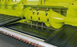 Asystent AUTOMATIC BELT SPEED w pełni automatycznie i stale dostosowuje szybkość przesuwu taśm
