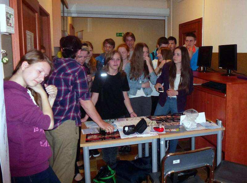 prelekcje, wykłady, projekcje filmów, szkolenia, konkurs, dystrybucja materiałów oświatowych. W dniu 23.03.2015r.