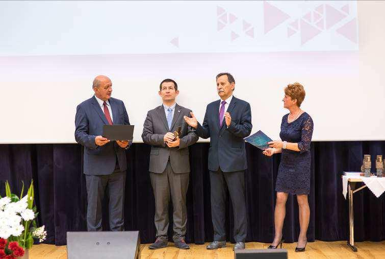 Bartosz Miller prodziekan WBIŚiA Politechniki Rzeszowskiej, Jacek Hess Przewodniczący