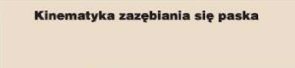 Pasy zębate wytwarzane są w kilku kształtach (profilach): - Profil