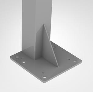 Przeprowadzone próby dowiodły, że w połączeniu ze słupkami 80 80 mm, mocnymi wspornikami i panelami siatkowymi ST30, system ten wytrzymuje uderzenia o energii 2 500 dżuli.