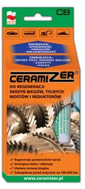 Ceramizer do manualnych skrzyń biegów, tylnych mostów, przekładni Testy/badania: Nie zawiera teflonu ani molibdenu.