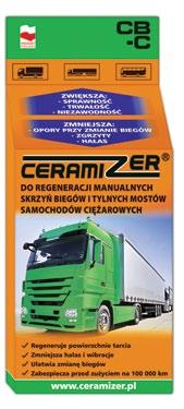 Ceramizer do skrzyń biegów i tylnych mostów samochodów ciężarowych Testy/badania: Nie zawiera teflonu ani molibdenu.