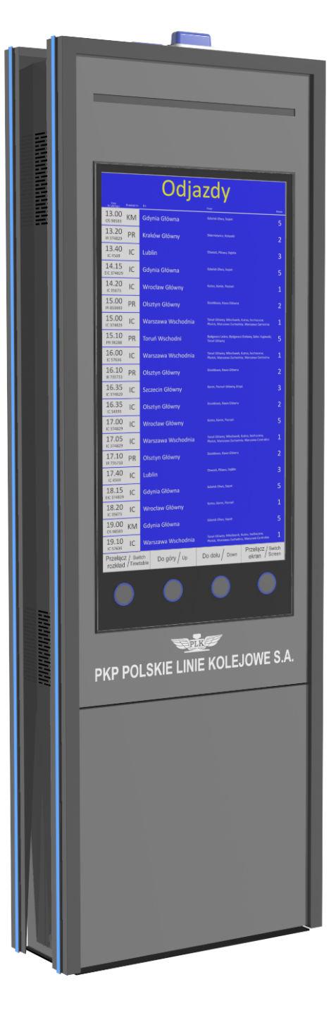 Infokiosk stojący typu IKZ20s-TFT46 Karta Katalogowa Wersja Sporządził Data