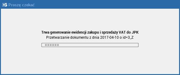 Dwie opcje wyboru: - Zapisz do pliku i wyślij pozwala zapisać JPK do pliku XML oraz wysłać zapisany plik do bramki MF - Zapisz do pliku pozwala zapisać JPK do pliku XML Opis opcjonalnie dodatkowy