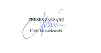 Oświadczenie Emitenta: Nazwa (firma): Kraj: Siedziba: Adres: Browar Czarnków Spółka Akcyjna Polska Numer KRS: 0000396902 Oznaczenie Sądu: REGON: 301363600 NIP: 7642634046 Kamionka (gm.