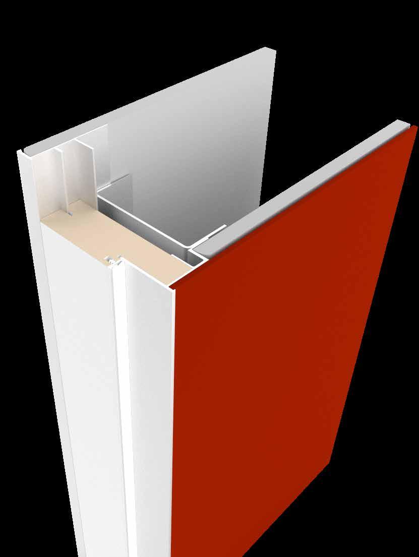 3 Dobierz grubość ościeżnicy (G) Adjust the thickness of the frame (G) system: DGS/DG system: DGS/DG VERTE Montaż w ścianie gipsowo-kartonowej Installation in plasterboard wall Pozwala na