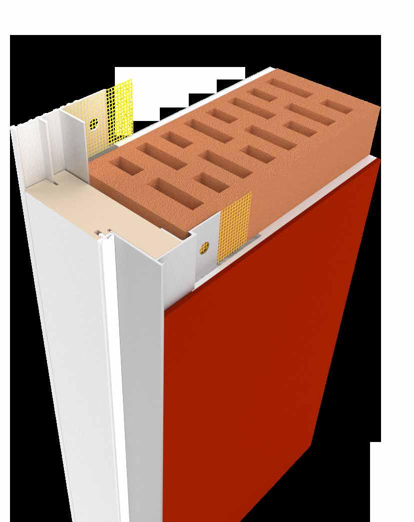 3 Dobierz grubość ościeżnicy (G) Adjust the thickness of the frame (G) system: DMS/DM system: DMS/DM VERTE Montaż w ścianie murowanej Installation in masonry wall Pozwala na zamontowanie dowolnego