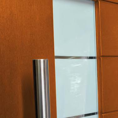 opcjonalne) ALU aluminium P15 - Kolor TIAMA - Usłojenie pionowe + poziome (zewn.