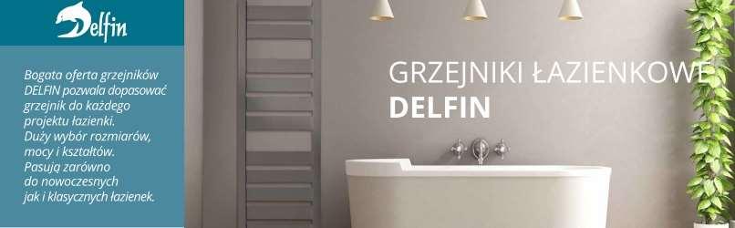 3.2. GRZEJNIKI ŁAZIENKOWE DELFIN Bogata oferta grzejnikow DELFIN pozwala dopasować grzejnik do każdego projektu łazienki. Duży wybór rozmiarów, mocy i kształtów.
