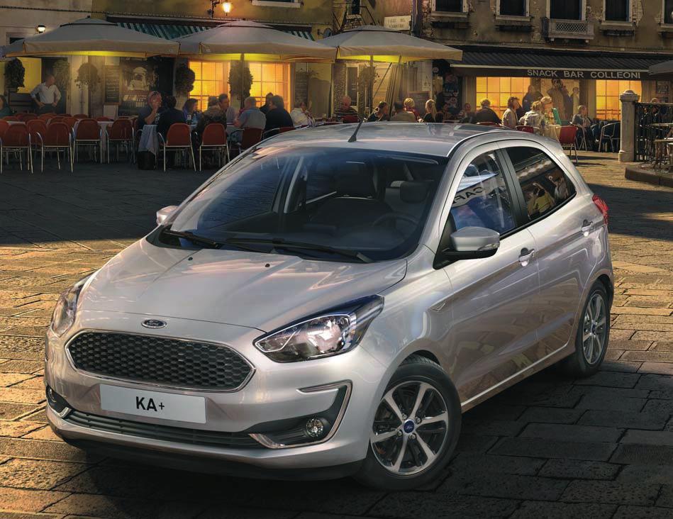 Ford KA+ z lakierem metalizowanym