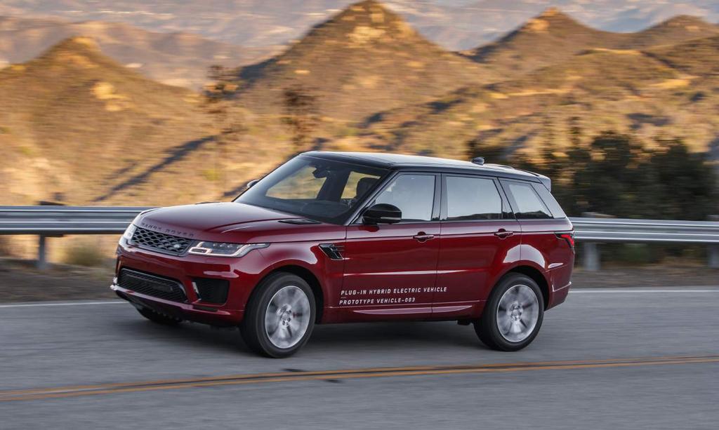 KATALOG POJAZDÓW ELEKTRYCZNYCH 2018 PHEV SUV LAND ROVER RANGE ROVER SPORT PHEV 404 KM 51 km 64