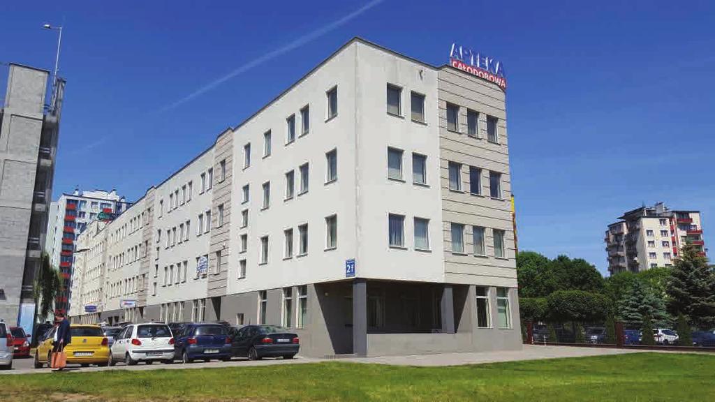 7. WALLENRODA 2F Location...Lublin, ul. Wallenroda 2F Year of construction...2005 Building class...a Total office space in m 2...2 838 Available office space in m 2.