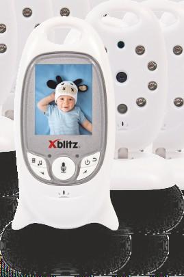 KOMUNIKACJA MONITORING TEMPERATURY [XBLITZ BABY MONITOR] BEZPRZEWODOWA, ELEKTRONICZNA NIANIA Z