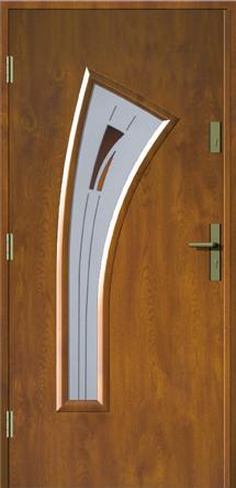Drzwi HERBA Drzwi KWADRO Drzwi 9 PANELI [witraż A] herba + witraż HE 3 Kolor: Model: 5102 Witraż HE 1
