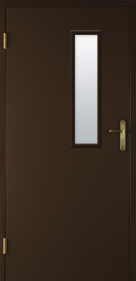 BASIC Drzwi z ościeżnicą stalową Zastosowanie: W budownictwie mieszkaniowym oraz użyteczności publicznej jako wewnętrzne drzwi wejściowe. Dostępne szerokości: Jednoskrzydłowe: 80, 90.