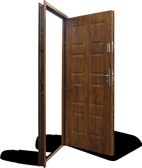 PRIMA Drzwi z ościeżnicą stalową sztywna ościeżnica metalowa pełna (soft), spawana, malowana w kolorze skzydła drewniany ramiak (brak mostków termicznych) Zastosowanie: W budownictwie mieszkaniowym