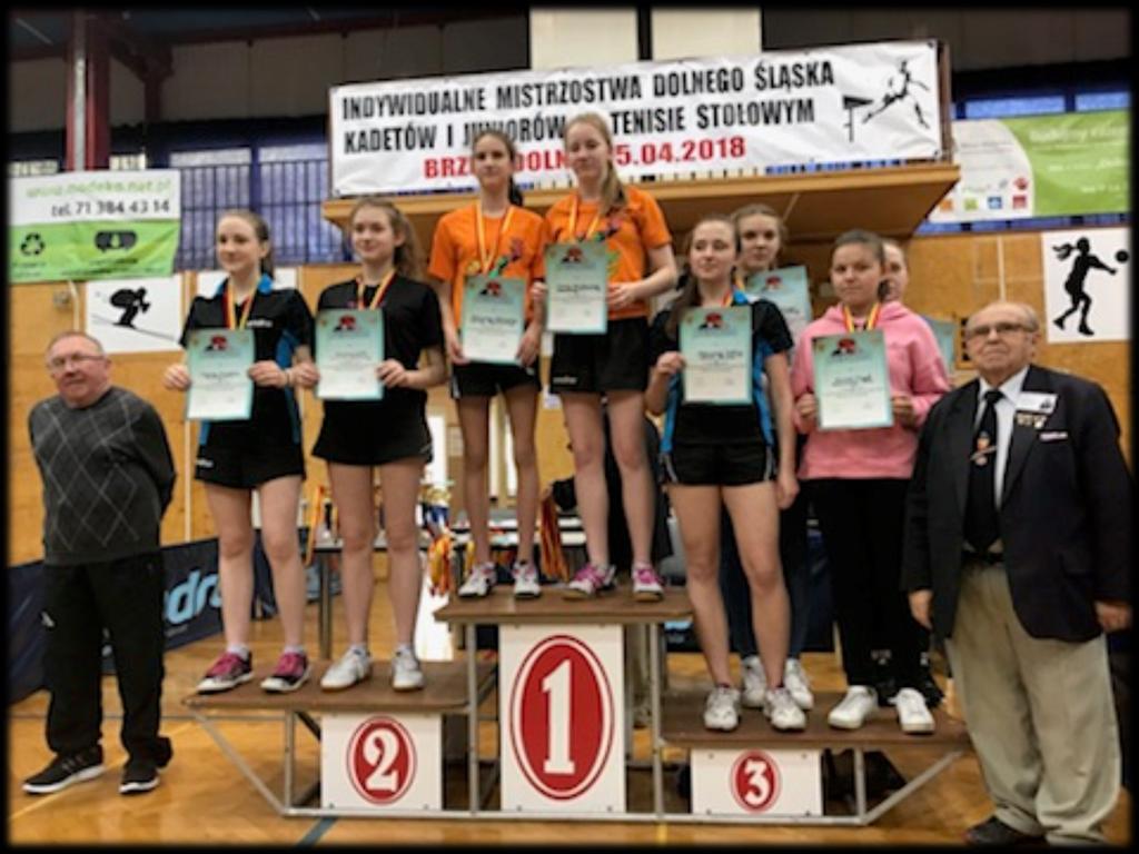 Dwa medale Zuzanny Gałki podczas Mistrzostw Województwa Kadetów w tenisie stołowym!