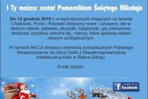 Akcja Mikołajkowa NA STRAŻY UŚMIECHU Mie jsc e: Go dzi na: Dat a: Rabka-Zdrój 10.