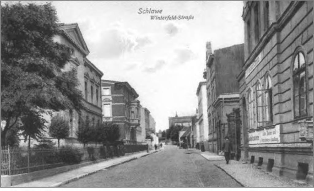 194 Ewa Gwiazdowska Stolper Vorstadt, położoną dalej od wylotu do głównej arterii, tworzyły domy wolnostojące, prawie pozbawione detalu architektonicznego, poprzedzone przedogródkami, co widać na