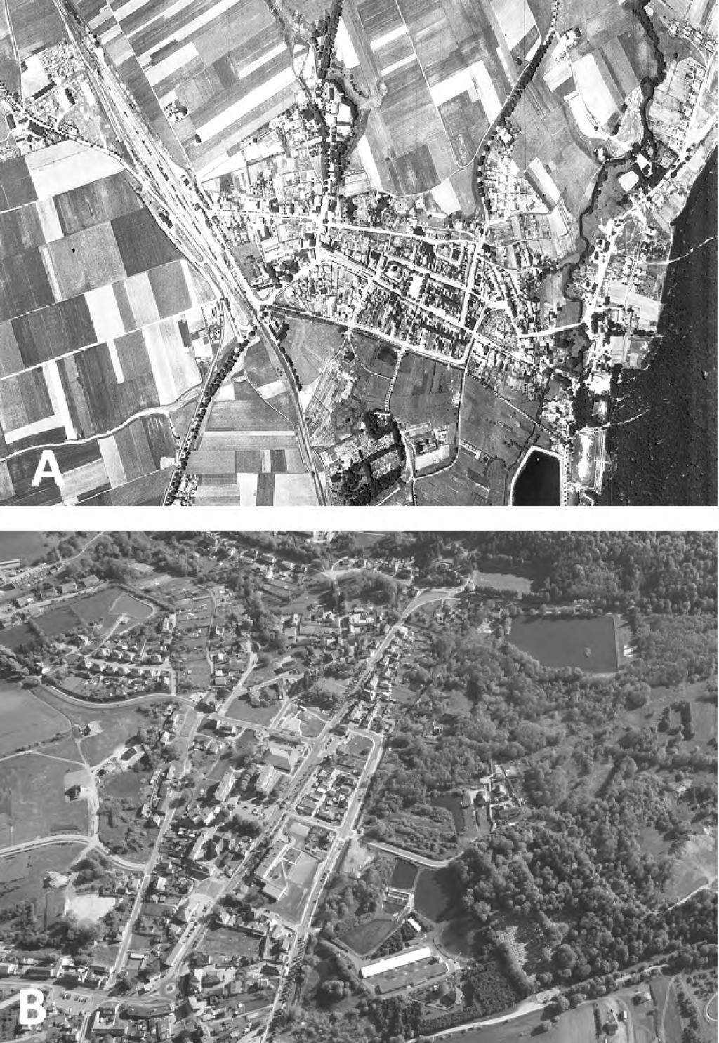 276 Włodzimierz Rączkowski Ryc. 9. Polanów na zdjęciach lotniczych.