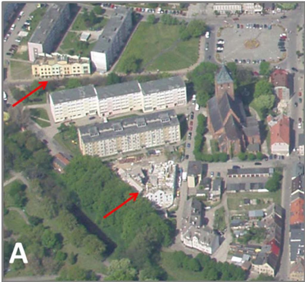 średniowiecznych centrach miast -