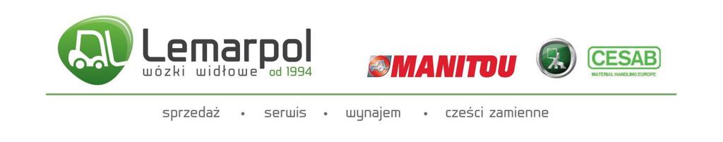 OGÓLNE WARUNKI NAJMU KRÓTKOTERMINOWEGO WÓZKÓW WIDŁOWYCH Lemarpol Wózki Widłowe Sp. z o.o. z dnia 1 lipca 2018 r. I.