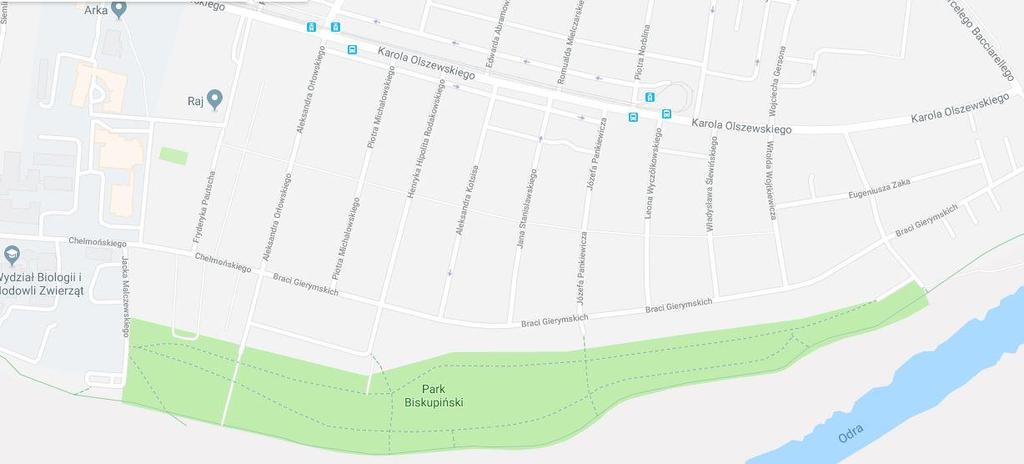 LOKALIZACJA PROJEKTU Obiekty będące przedmiotem projektu Bezpieczny