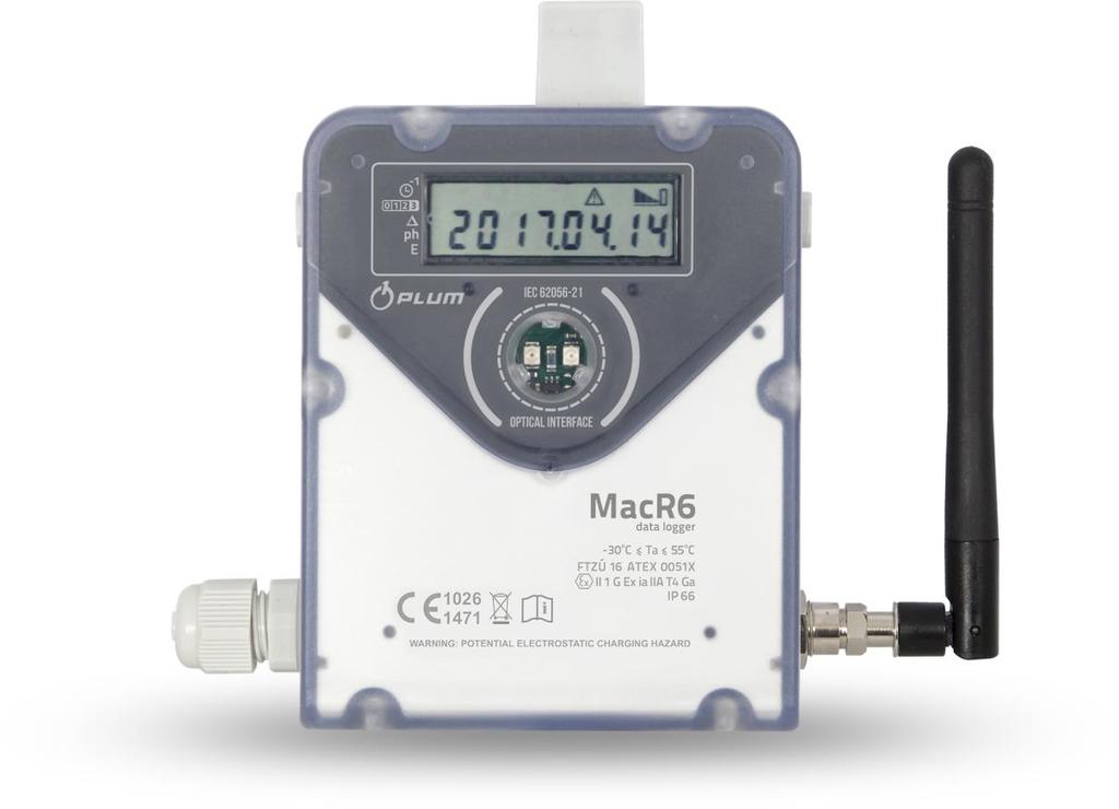 wykonanie MacR6 Z0 LCGS_STD (MacR6-Z0) rejestrator impulsów cechy