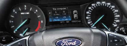 Assist, podgrzewaną kierownicą, gniazdkiem 230V Radioodtwarzacz CD/MP3 z Ford SYNC 3 (ICFBR) zawiera: kolorowy wyświetlacz dotykowy 8, AppLink, zestaw głośnomówiący z Bluetooth i rozbudowaną funkcją